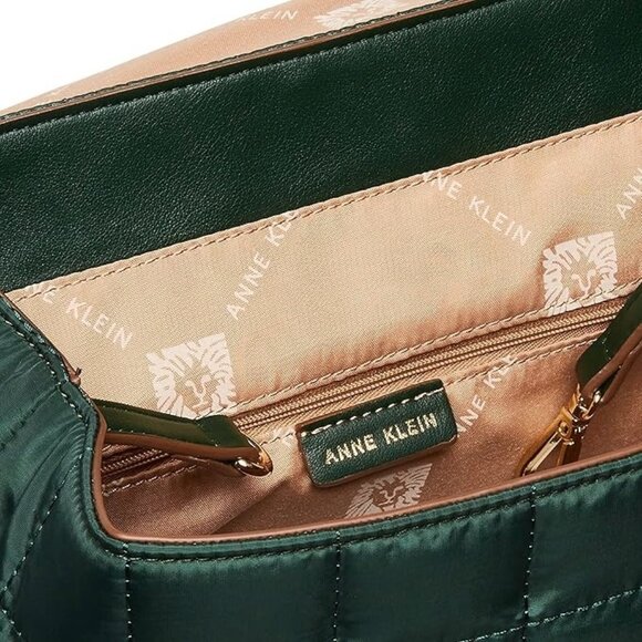 Anne Klein  Backpack Lightweight Nylon Chic Evergreen - Picture 4 of 4